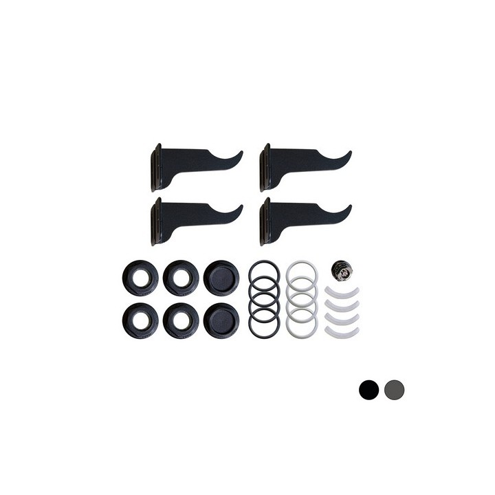KIT DI FISSAGGIO PER RADIATORI COLORATI 1/2 Black Coffee