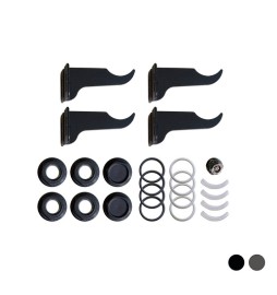 KIT DI FISSAGGIO PER RADIATORI COLORATI 1/2 Slate Grey