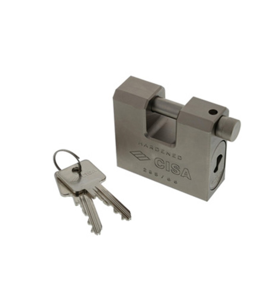 CISA 28550 LUCCHETTO CORAZZATO MONOBL ANTIC 84 MM