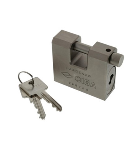 CISA 28550 LUCCHETTO CORAZZATO MONOBL ANTIC 84 MM