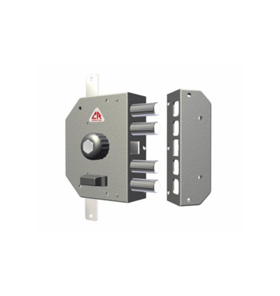 CR 3250 SERRATURA APPL P/LEGNO POMPA TRIPL C/SCR DX C/POMOLO