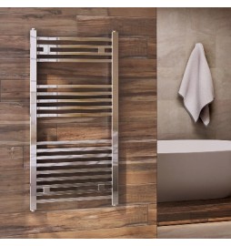 TERMOARREDO DESIGN CROMATO TUBI QUADRATI H 1700 x Int. 470 (mm)
