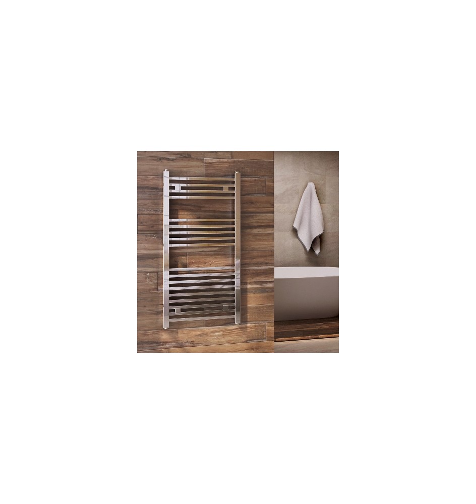 TERMOARREDO DESIGN CROMATO TUBI QUADRATI H 1700 x Int. 470 (mm)