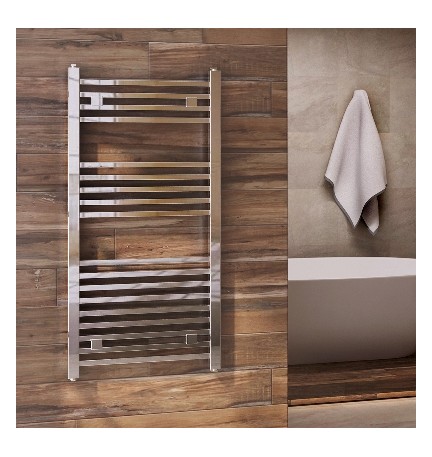 TERMOARREDO DESIGN CROMATO TUBI QUADRATI H 1700 x Int. 470 (mm)