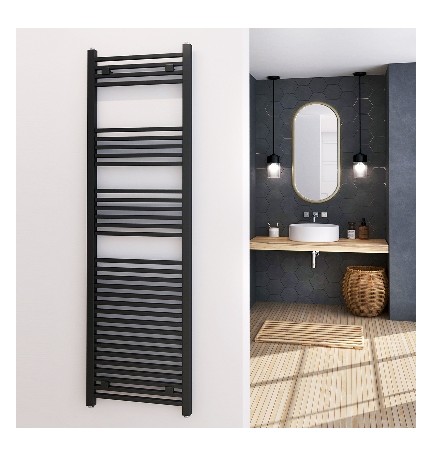 TERMOARREDO DESIGN ANTRACITE TUBI QUADRATI H 1700 x Int. 470 (mm)