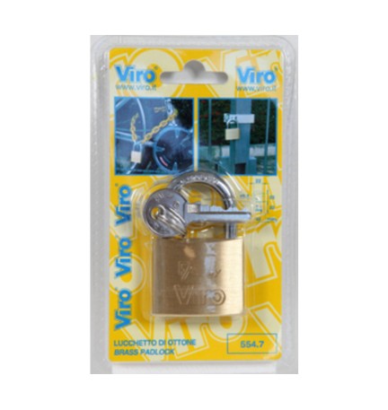 VIRO BL 550.7 LUCCHETTO FAI ARCO 16MM OTTONE