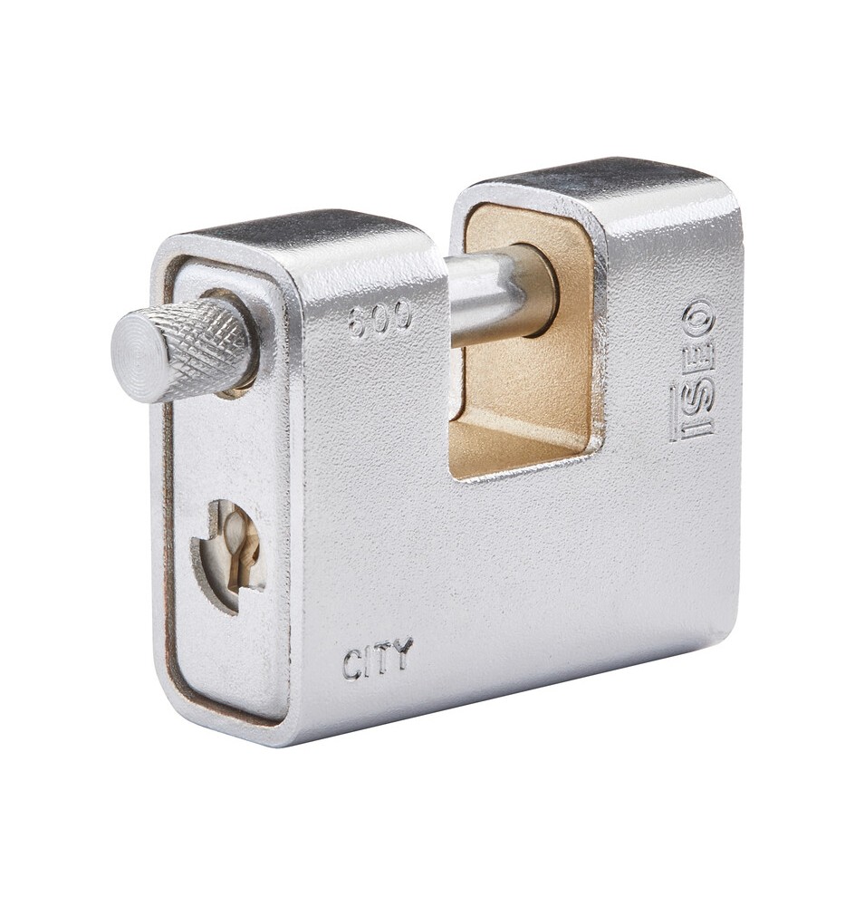 ISEO P749 LUCCHETTO CITY P/SERRANDA CORAZ 62MM OTTONE
