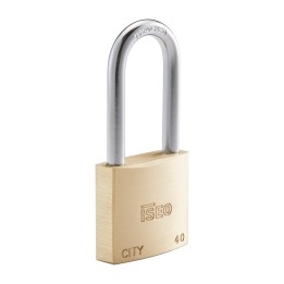 ISEO P700 LUCCHETTO CITY ARCO LUNGO 40MM OTTONE