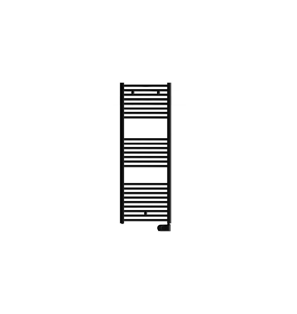 TERMOARREDO ELETTRICO H 1385 MM CON TERMOSTATO TEKNO DIGIT Nero opaco L. 500 mm - W 700