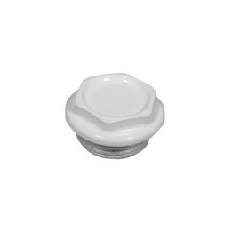 TAPPO CIECO DX / SX ZINCATO VERNICIATO PER RADIATORI FL 42 1" Sx Bianco