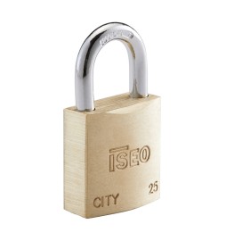 ISEO P700 LUCCHETTO CITY ARCO 25MM OTTONE