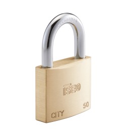 ISEO P700 LUCCHETTO CITY ARCO 50MM OTTONE