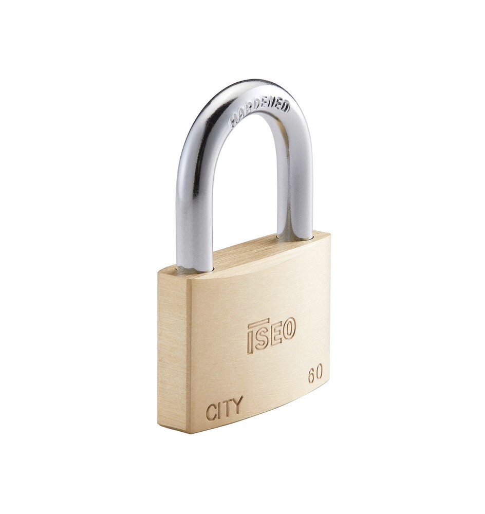 ISEO P700 LUCCHETTO CITY ARCO 60MM OTTONE