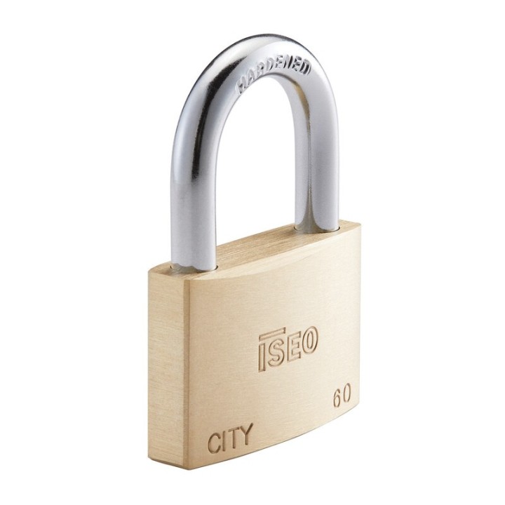 ISEO P700 LUCCHETTO CITY ARCO 60MM OTTONE