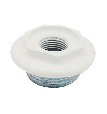 RIDUZIONE DX PER RADIATORE FL 48 1" x 1/2 Bianco