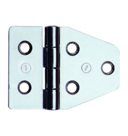 CERNIERA PERNO FISSO 852 IN INOX NAUTICA 55X40 MM