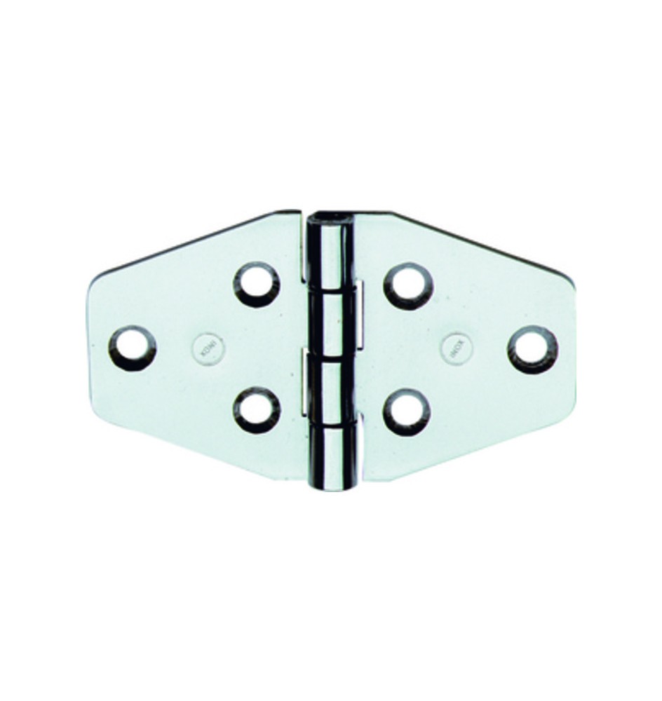 CERNIERA PERNO FISSO 854 IN INOX NAUTICA 70X40 MM