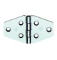 CERNIERA PERNO FISSO 854 IN INOX NAUTICA 70X40 MM