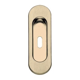MANIGLIA OVALE P/PORTA SCORR C/FORO OTT LUC