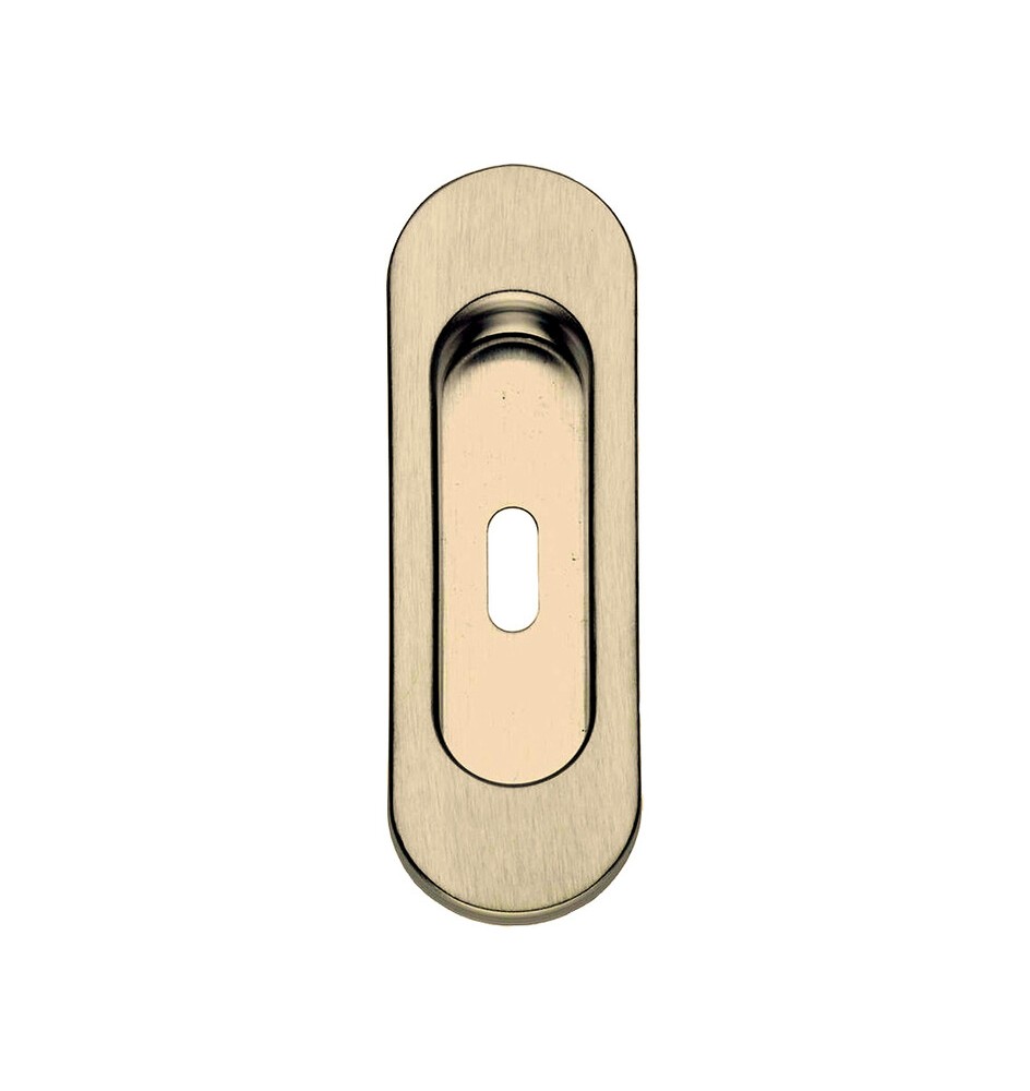 MANIGLIA OVALE P/PORTA SCORR C/FORO OTT LUC