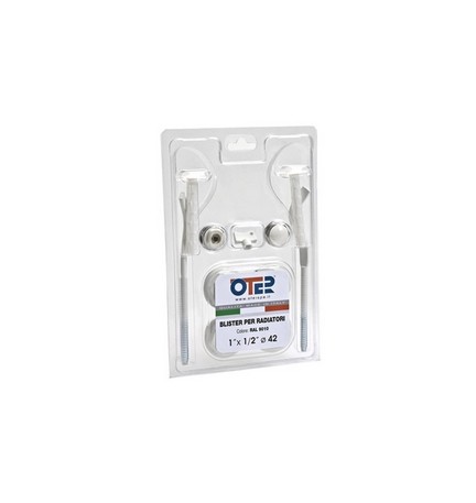 KIT BLISTER PER RADIATORI CON MENSOLE SCHIACCIATE 3/8"