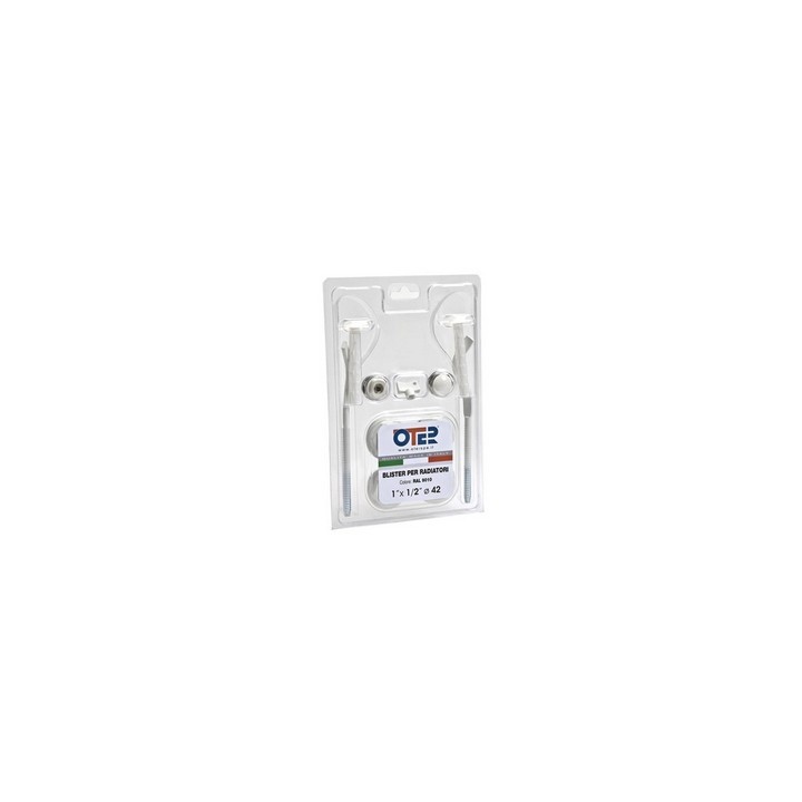 KIT BLISTER PER RADIATORI CON MENSOLE SCHIACCIATE 1/2"