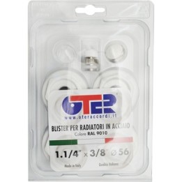 KIT BLISTER PER RADIATORI IN ACCIAIO FL 56 1"1/4 x 3/8