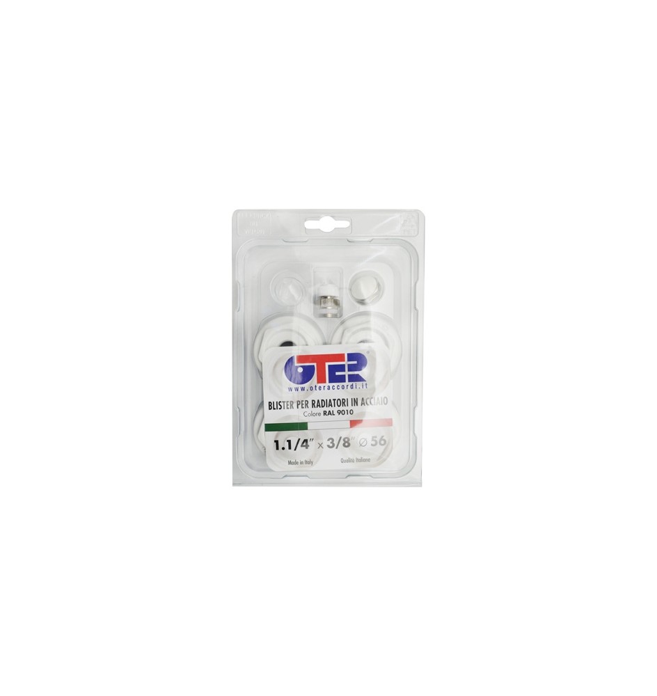 KIT BLISTER PER RADIATORI IN ACCIAIO FL 56 1"1/4 x 1/2
