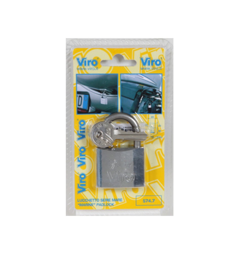 VIRO BL 573 LUCCHETTO MARE ARCO 30MM OTTONE
