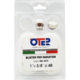 KIT BLISTER PER RADIATORI IN GHISA FL 48 1" x 3/8"