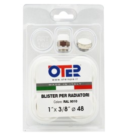 KIT BLISTER PER RADIATORI IN GHISA FL 48 1" x 3/8"