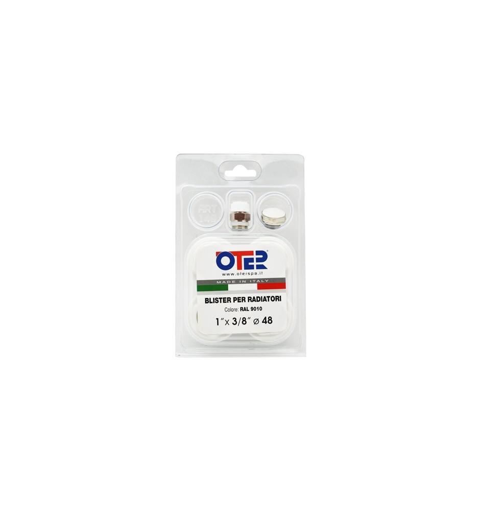 KIT BLISTER PER RADIATORI IN GHISA FL 48 1" x 3/8"