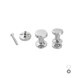 COPPIA APPENDINI PER TERMOARREDO Cromo