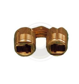 CERNIERA CILINDRICA INVISIBILE OTTONE D 14 MM**