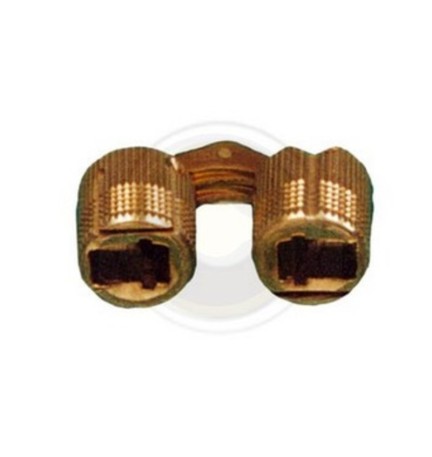 CERNIERA CILINDRICA INVISIBILE OTTONE D 14 MM**