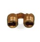 CERNIERA CILINDRICA INVISIBILE OTTONE D 14 MM**