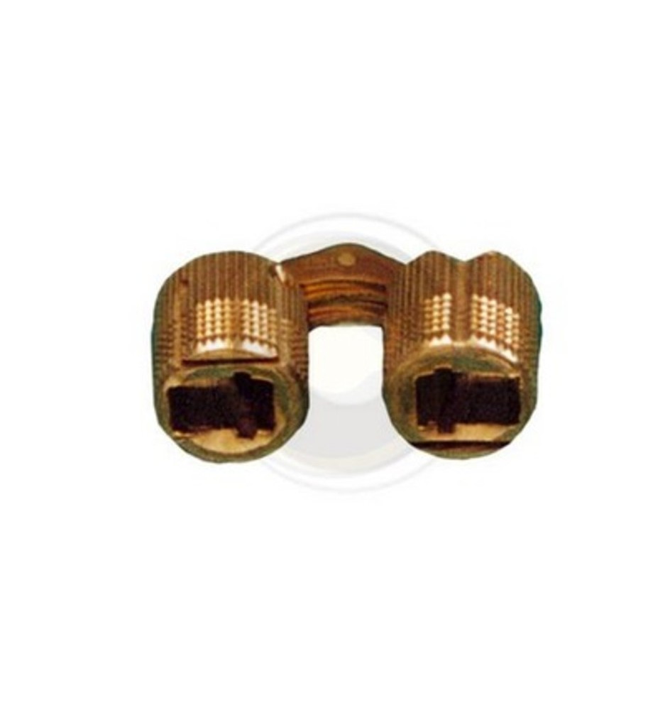 CERNIERA CILINDRICA INVISIBILE OTTONE D 16 MM**