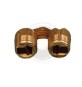 CERNIERA CILINDRICA INVISIBILE OTTONE D 16 MM**
