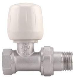 VALVOLA DIRITTA MANUALE PER RADIATORI 1/2"