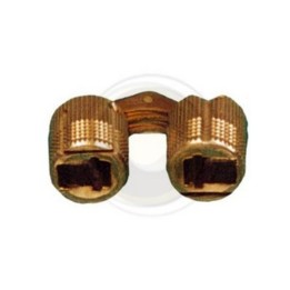 CERNIERA CILINDRICA INVISIBILE OTTONE D 12 MM**