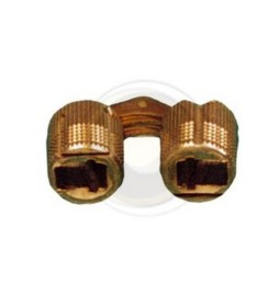 CERNIERA CILINDRICA INVISIBILE OTTONE D 12 MM**