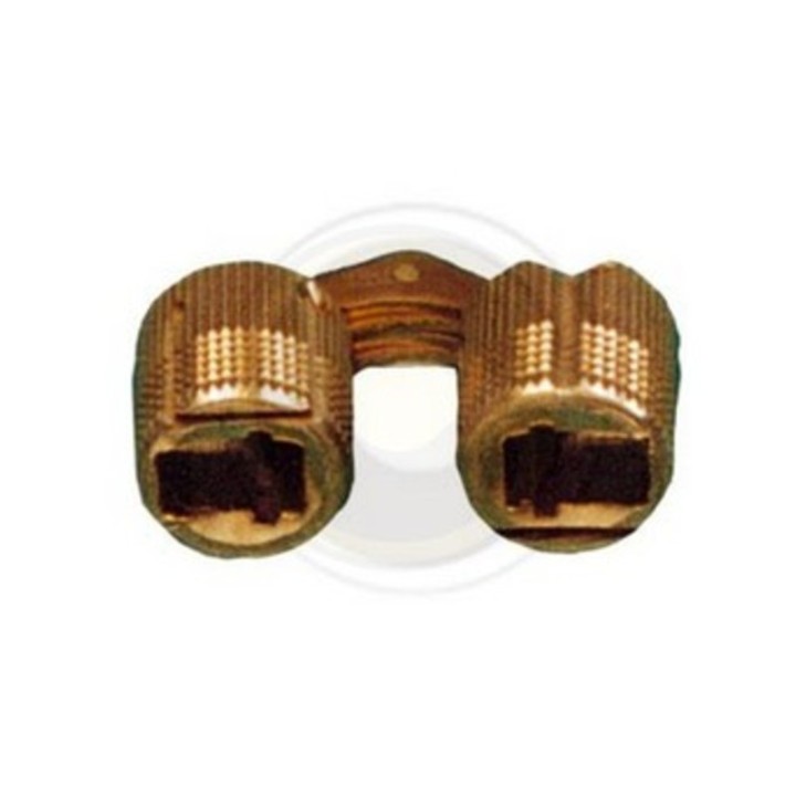 CERNIERA CILINDRICA INVISIBILE OTTONE D 12 MM**