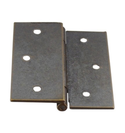 CERNIERA FRESATA 1/2 COLLO OTTONE BRON 60X50 MM*