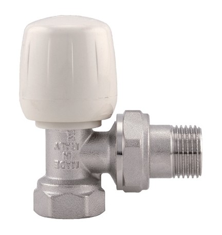 VALVOLA AD ANGOLO MANUALE PER RADIATORI E VENTILCONVETTORI 3/4"