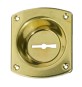 CR 32 MOSTRINA P/SERRATURA DM DORATA C/INCAVO 12MM
