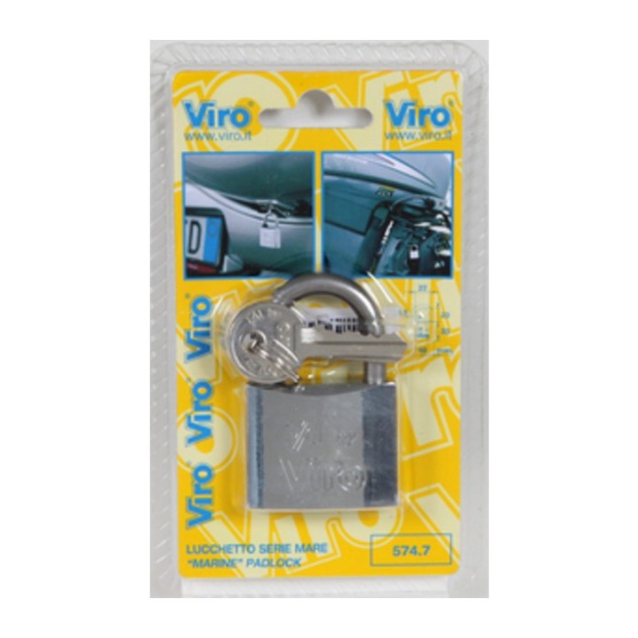 VIRO BL 575 LUCCHETTO MARE ARCO 50MM OTTONE
