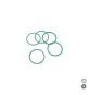 GUARNIZIONI NIPPLES PER RADIATORI Per Alluminio 1"1/4 x mm. 1