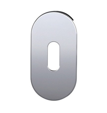 BOCCHETTA OVALE BASSA 28X6X60 INOX SAT F PATENT