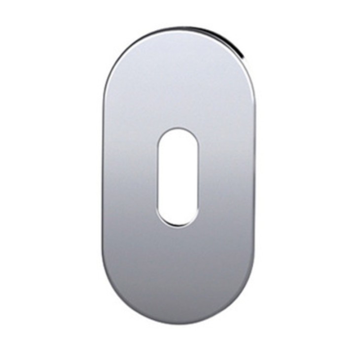 BOCCHETTA OVALE BASSA 28X6X60 INOX SAT F PATENT