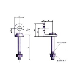 POTENT OCCHIOLO FISSO ACC P/LUCCHETTO 26/74 MM